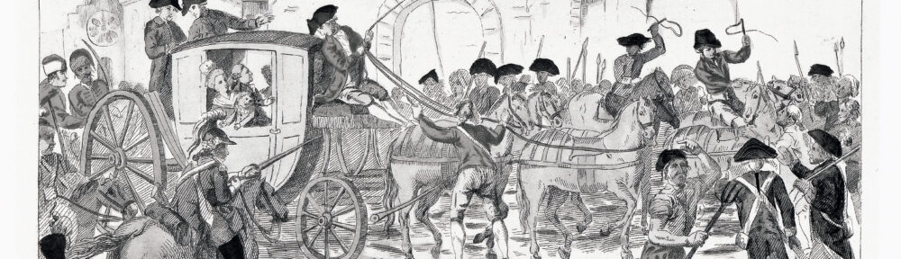 Luis XVI. Arrestation du roi à Varennes